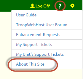 TroopWebHostGS User Guide